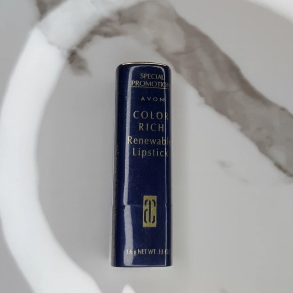 Vintage Avon Color Rich Renewable Lipstick COOL PEACH (0.13 oz)